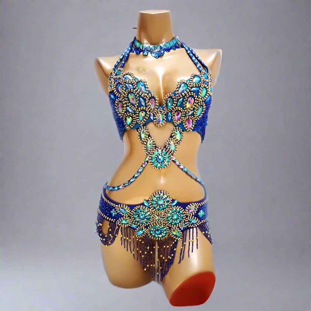 Sexy Belly dance costumes women belly dance bra belt set sexy belly dancing outfit Carnival costume Tops Bra Waist Chain Belt